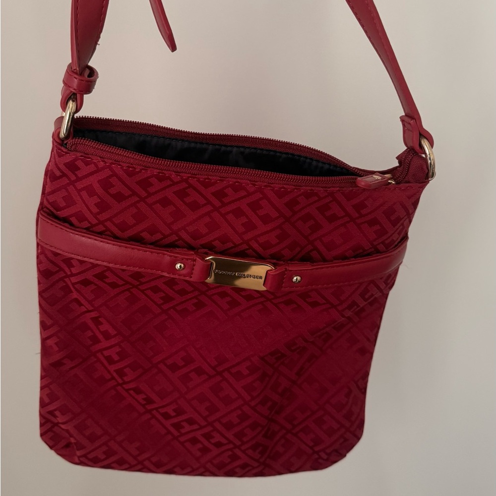 Tommy Hilfiger Burgundy Crossbody Bag